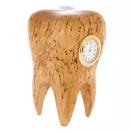 Watch made of Karelian birch "Zubik"