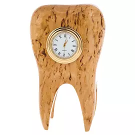 Watch made of Karelian birch "Zubik"