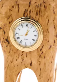 Watch made of Karelian birch "Zubik"