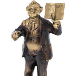 Bronze statuette "Teacher" (serpentine)