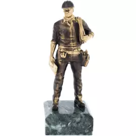 Статуэтка из бронзы "Энергетик"