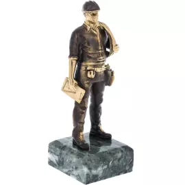 Статуэтка из бронзы "Энергетик"