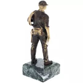 Статуэтка из бронзы "Энергетик"