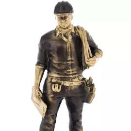 Статуэтка из бронзы "Энергетик"