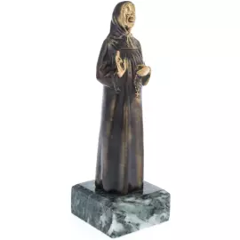 Статуэтка из бронзы "Св. Матрона Московская" змеевик