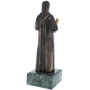 Bronze statuette "St. Matrona of Moscow" (serpentine)