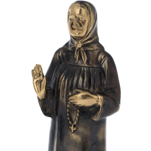 Bronze statuette "St. Matrona of Moscow" (serpentine)