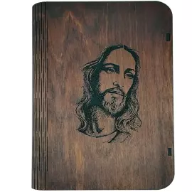 Cross made of amber and mahogany "Crucifixion" in a gift box