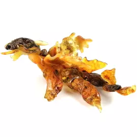 Сувенир из янтарных камней "Дракон"