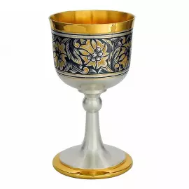 Серебряный набор для крепких напитков "Браво" на 2 персоны