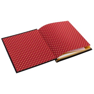 Gift book in leather cover "Russian lacquer painting" in English