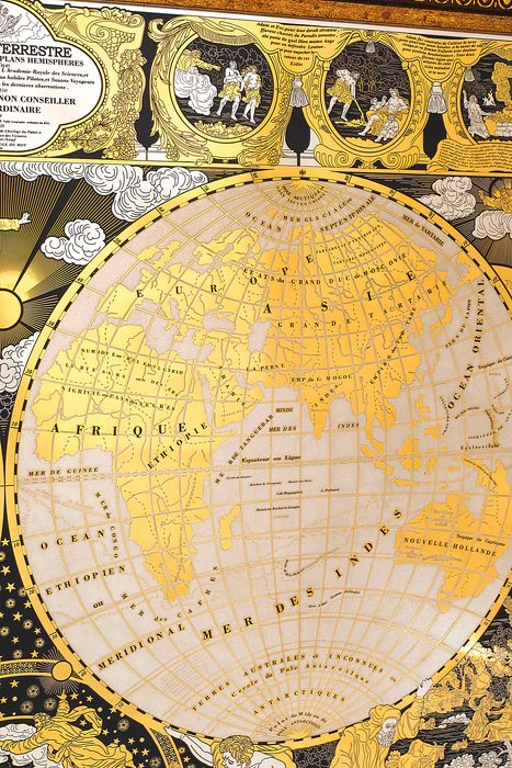Panel "World Map" Zlatoust
