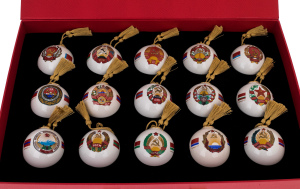 Набор ёлочных игрушек "СССР" 15 шт