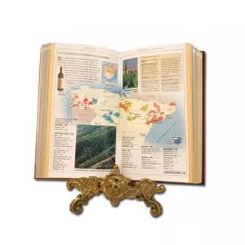 Книга в кожаном переплете "Вина мира" Путеводитель
