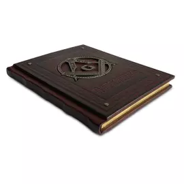 Книга в кожаном переплете "Тайные общества. От магов до масонов"