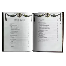 Книга в кожаном переплете "Тайные общества. От магов до масонов"