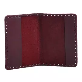 Обложка для паспорта в кожаном переплете "Энергетику-3" с накладкой, покрытой никелем