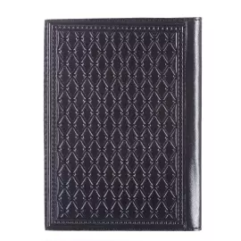 Обложка для паспорта в кожаном переплете "Энергетику-4" с накладкой, покрытой никелем