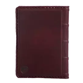 A5b leather-bound diary "Metallurg-1" with a nickel-plated cover