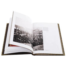Книга в кожаном переплете "Последний царь. The last tsar" на английском языке