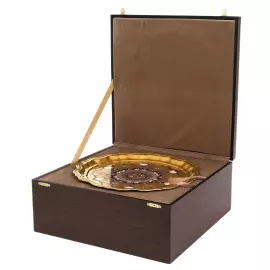 Чайный сервиз "Восточный" на 4 персоны, с аметистом, Златоуст