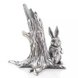 Stand for the handle "Bunny" made of silver