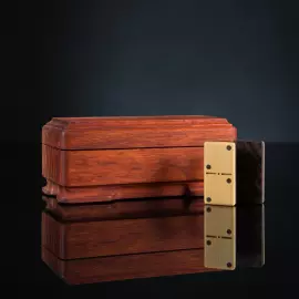 Домино из падука, венге и железного дерева