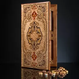 Нарды из красного дерева "Ветер пустыни"