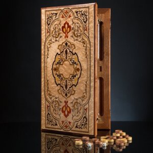Mahogany backgammon "Desert Wind"