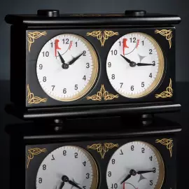 Chess clock made of maple "Empire"