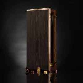 Peruvian walnut backgammon "Black Prince Elite"