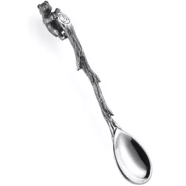Набор серебряных кофейных ложек "Три медведя" 3 шт.