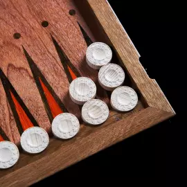 Нарды  из полевого дуба "Фэнтези" темный корпус