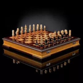 Шахматы из дерева и бивня мамонта "Неаполь"
