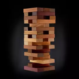 Board game made of precious wood "Jenga"