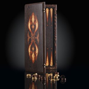 Backgammon from wenge "Salamander Elite"