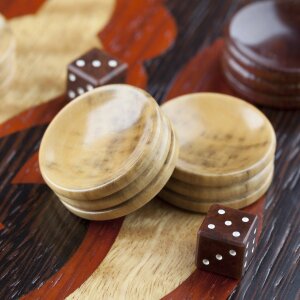 Backgammon from wenge "Salamander Elite"