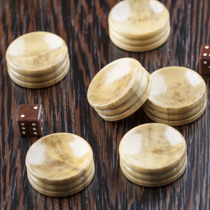 Backgammon from wenge "Salamander Elite"