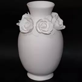 Porcelain flower vase "Rose"