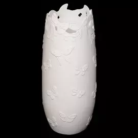 Porcelain flower vase "Butterflies"