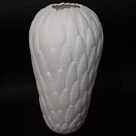 Porcelain vase for flowers "Protea"