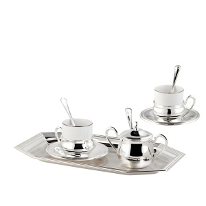 Extra Lusso coffee set for 2 persons