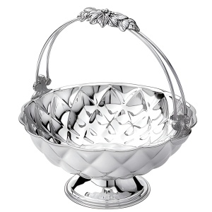 Fruit bowl "GOAL" with a handle