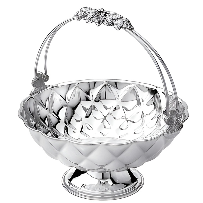 Fruit bowl "GOAL" with a handle