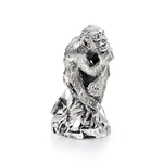 Silver statuette "Rodin's monkey"