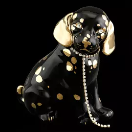 Статуэтка "Щенок" со стразами Swarovski
