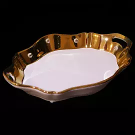 Керамическое блюдо с ручками