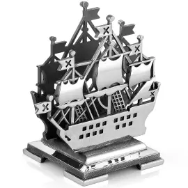 Подставка для визиток "Ленинград" из серебра