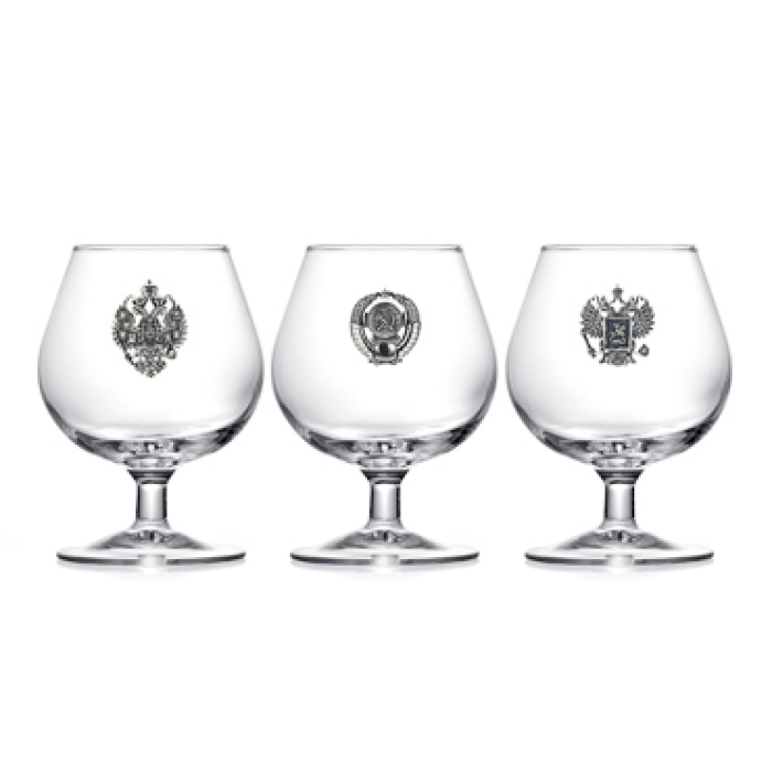 A set of cognac glasses of the "Epoch" for 3 persons