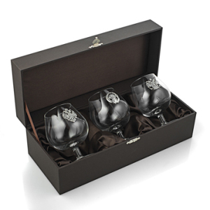 A set of cognac glasses of the "Epoch" for 3 persons